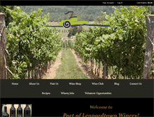 Tablet Screenshot of polwinery.com